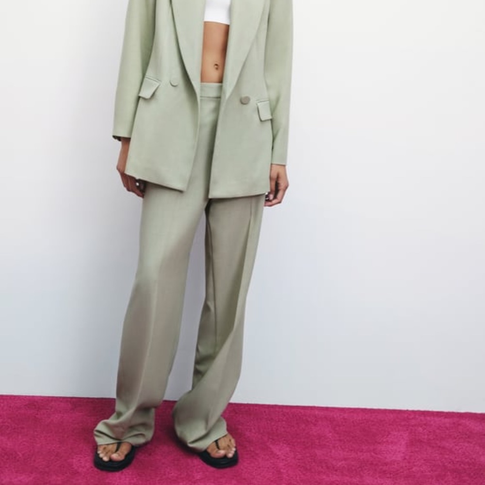 Zara Straight Leg Pants - Size L